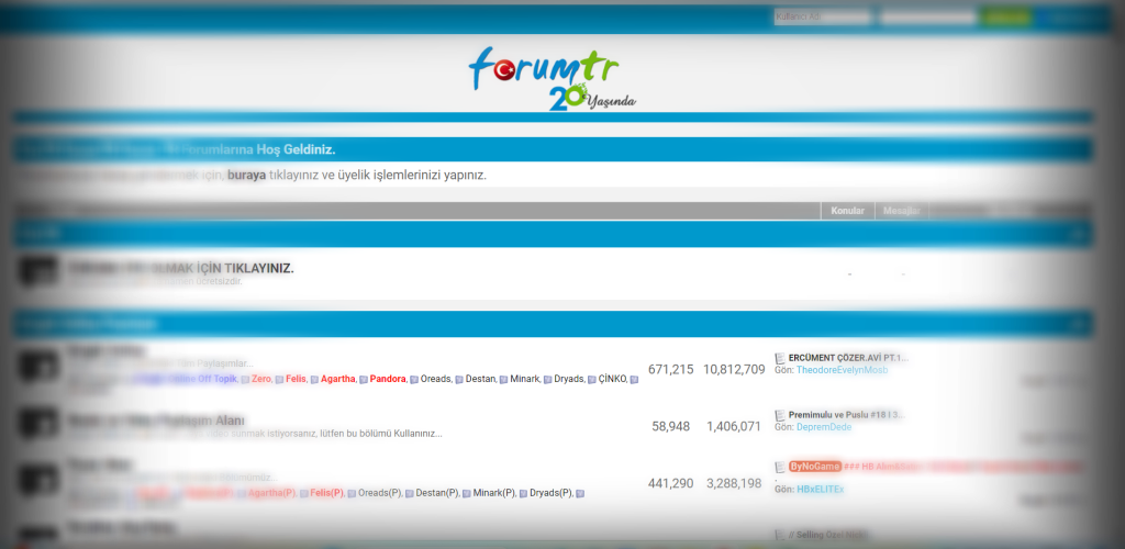 FrmTr Forum Hesap Silme